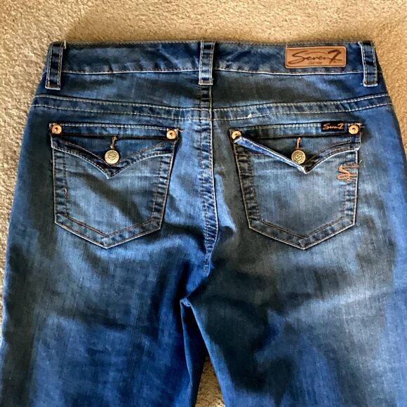 Seven 7 Luxe Denim Capri's Women's Size 14 - Picture 5 of 15